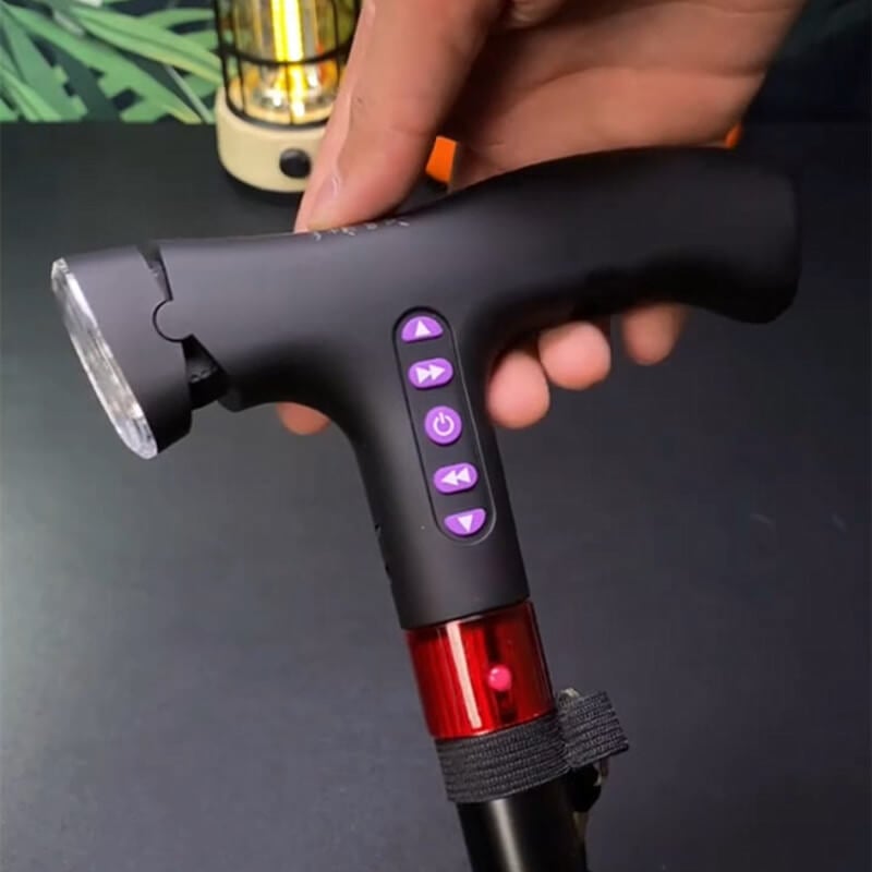 Smart Walking Cane With Automatic Alarm When The Elderly Fall Down