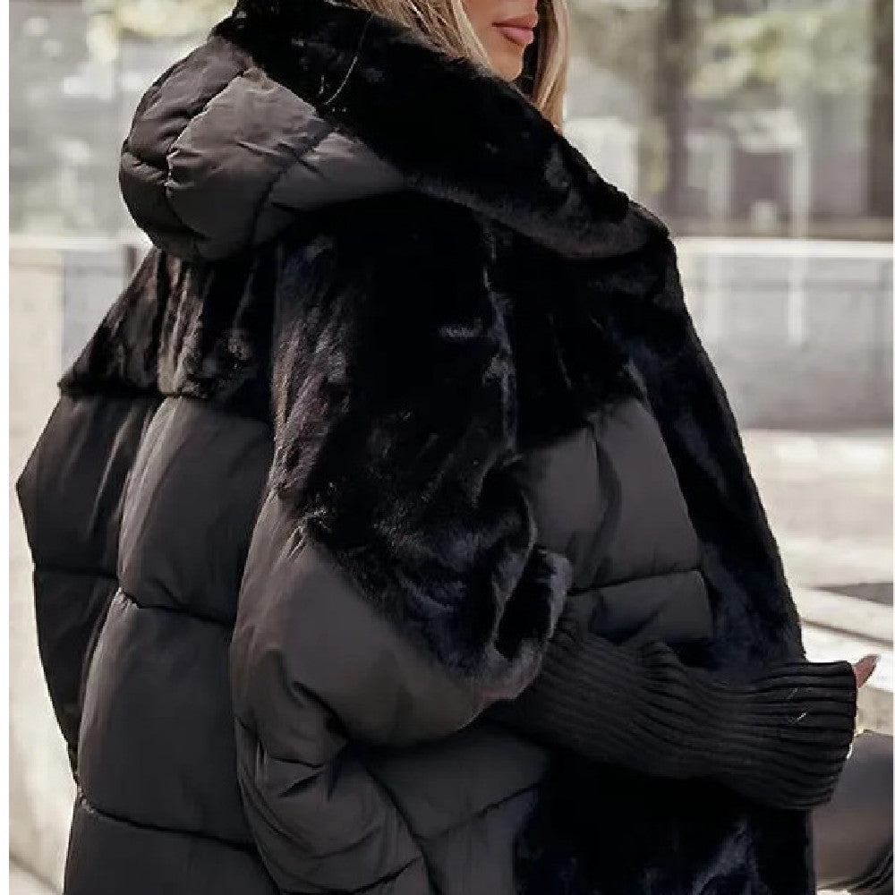 Patchwork Winter Coat