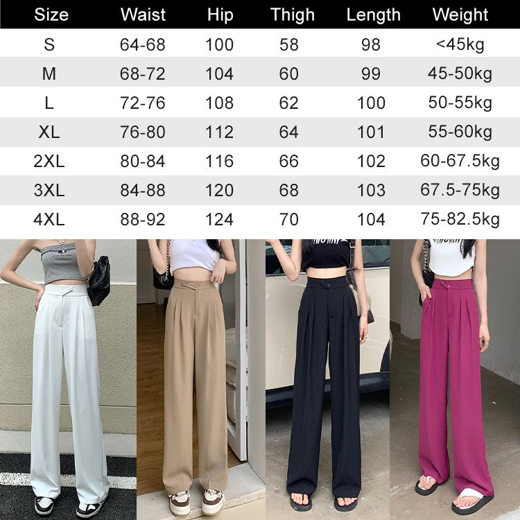Woman's High waist wide leg pants Loose Pants