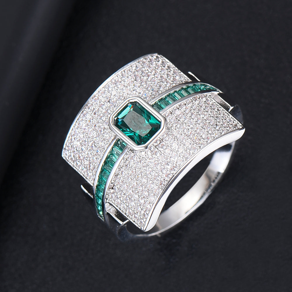 Monaco Design Luxury Statement Stackable Ring For Women