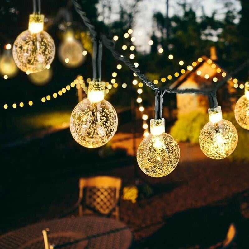 🔥Last Day 49% OFF🔥 - Waterproof Solar Powered LED Outdoor String Lights