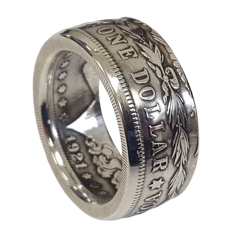 Morgan Silver Dollar Coin Ring