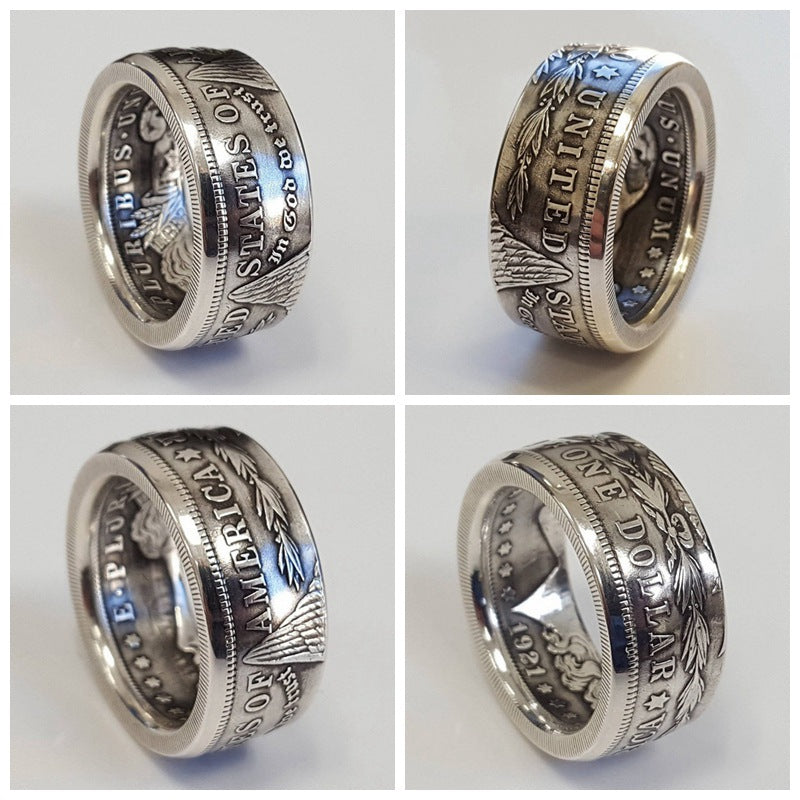 Morgan Silver Dollar Coin Ring