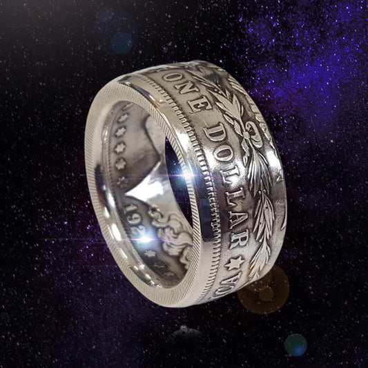 Morgan Silver Dollar Coin Ring