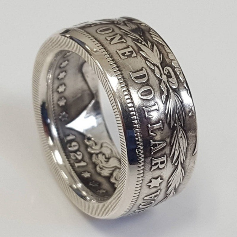 Morgan Silver Dollar Coin Ring