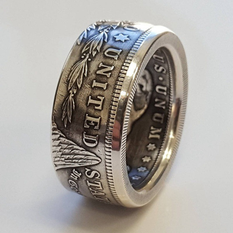 Morgan Silver Dollar Coin Ring