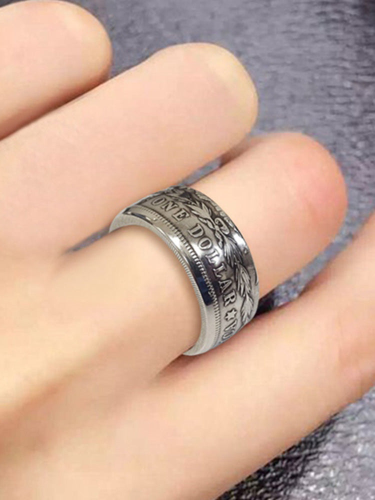 Morgan Silver Dollar Coin Ring