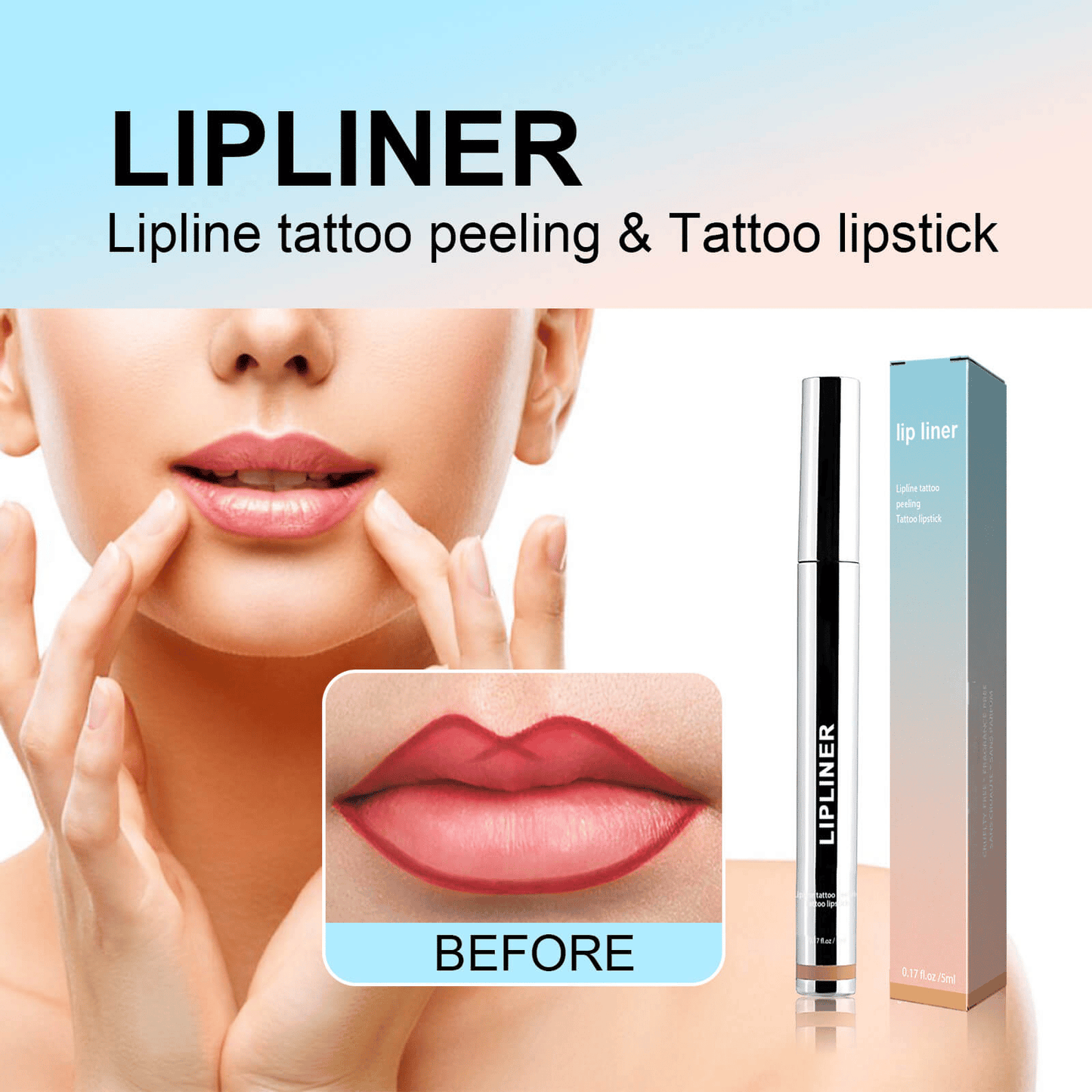 Ideales Geschenk – abnehmbarer Lipliner