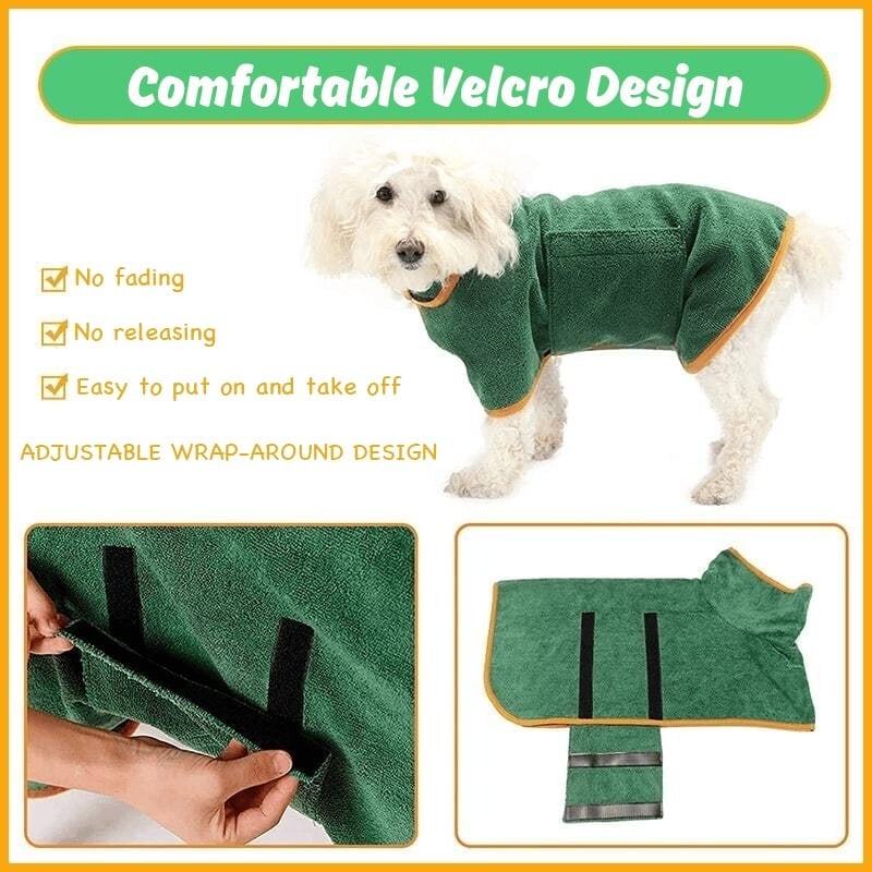 mamymarket™ - Super absorbent pet bathrobe