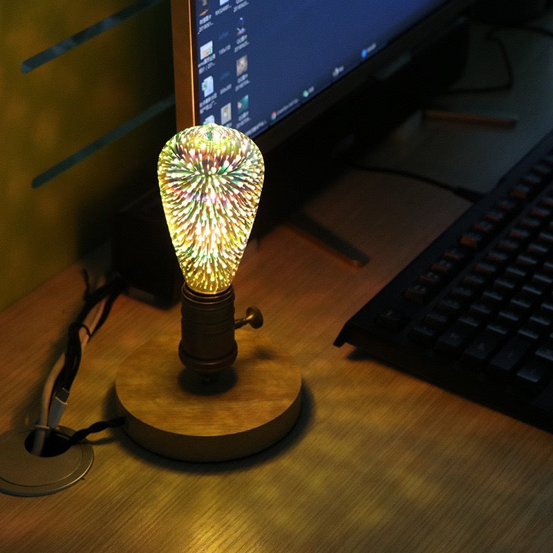 3D Fireworks LED Light Bulb