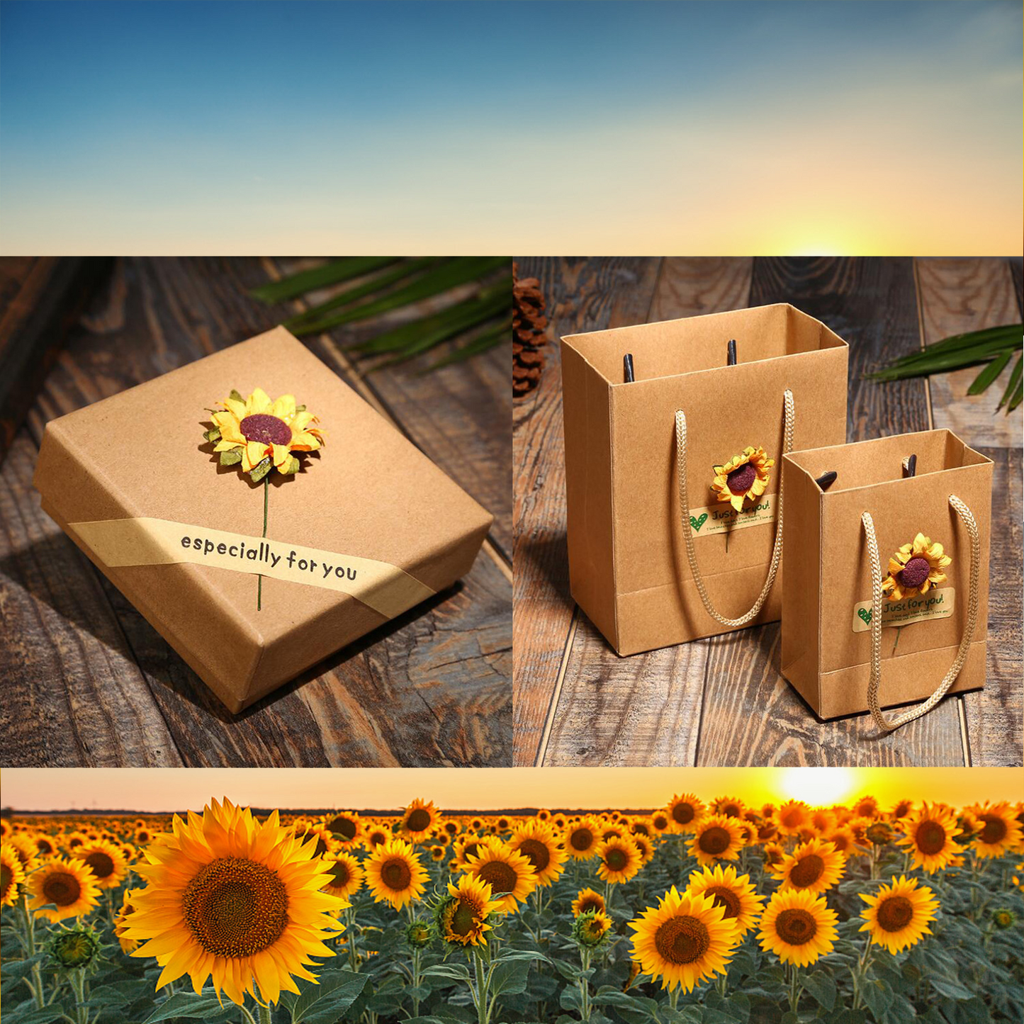 🔥🌞"You Are My Sunshine" Sunflower Necklace🌻(Double-sided engraving)