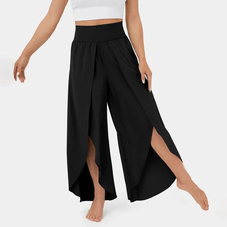 (🔥Last Day Promotion- SAVE 48% OFF) -High Waisted Split Wide Leg Quick Dry Casual Pants🎉