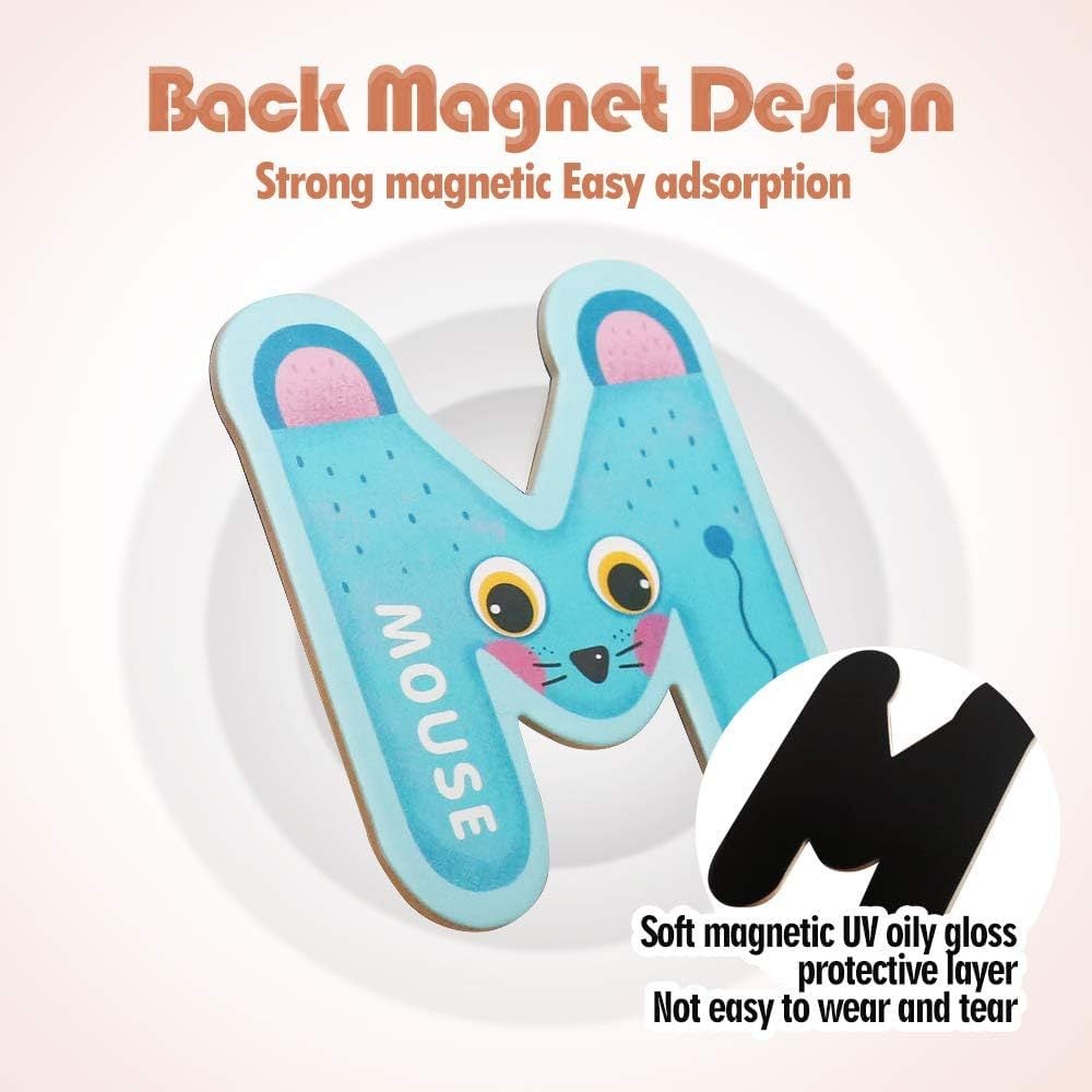 mamymarket™-Animal-shaped Magnetic Alphabet