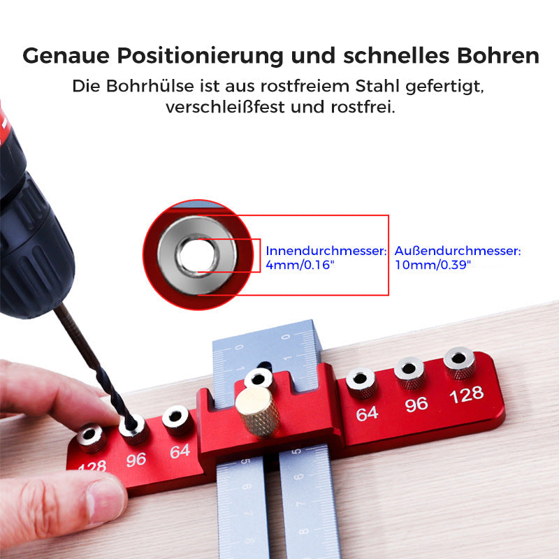 Hole punch for drawer handles