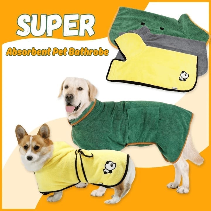 mamymarket™ - Super absorbent pet bathrobe