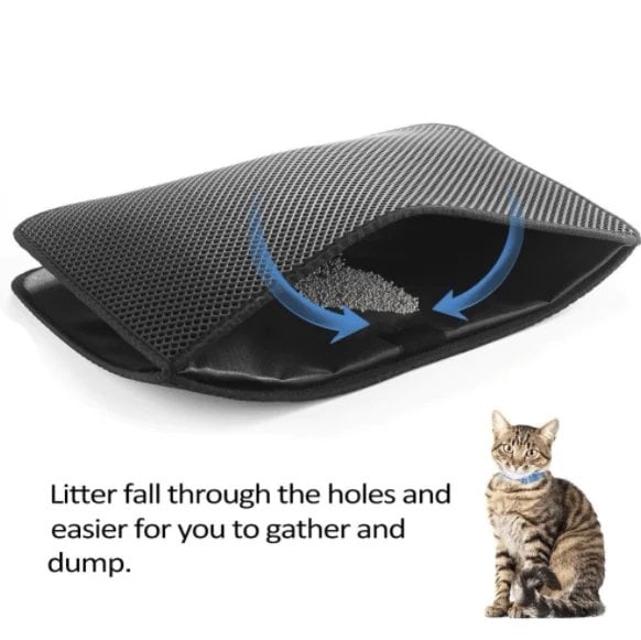 mamymarket™-Foldable Cat Litter Mat