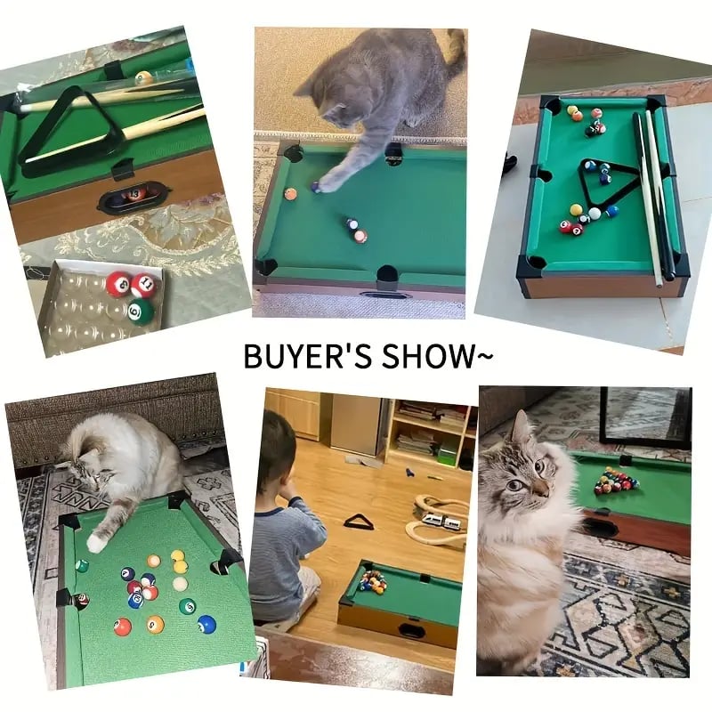 mamymarket™-Mini Billiards Table Interactive Cat Toy For Household