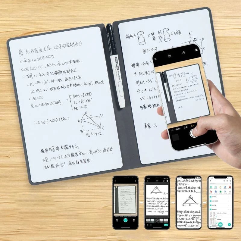 mamymarket™-Smart Reusable Leather Notebook