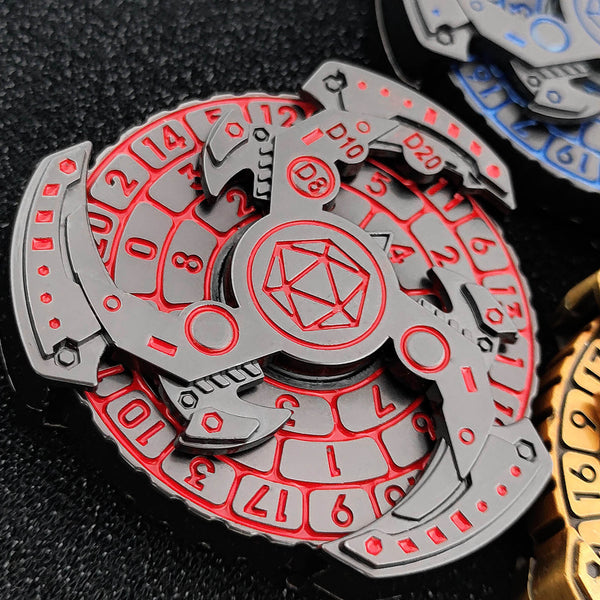 🔥🔥LAST Sale 70% OFF--Dungeons and Dragons Metal Dice Spinner(BUY 2 FREE SHIPPING)