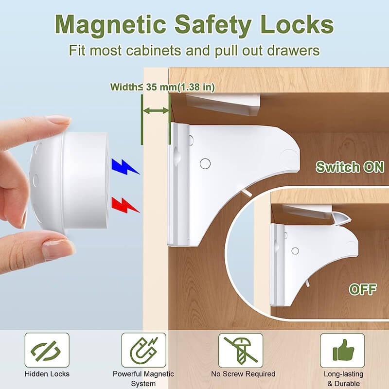 mamymarket™-Magnetic Cabinet Locks for Babies