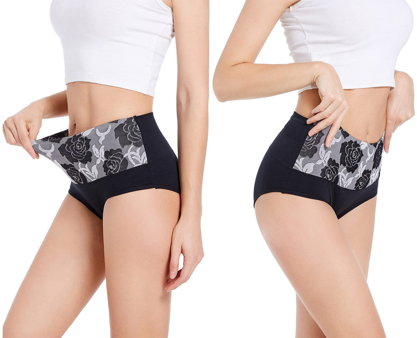 🔥Buy 5 Get 5 Free  Cotton Tummy Control  Underwear