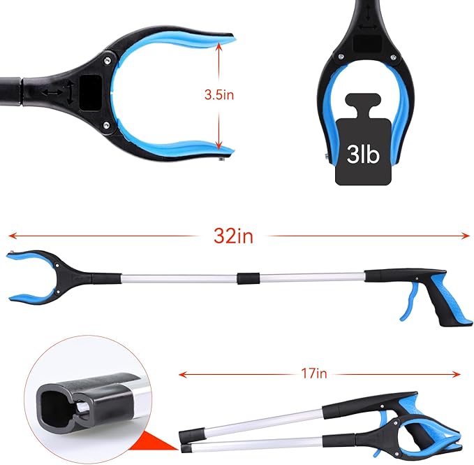 mamymarket™-Foldable Grabber With 360° Swivel Clip