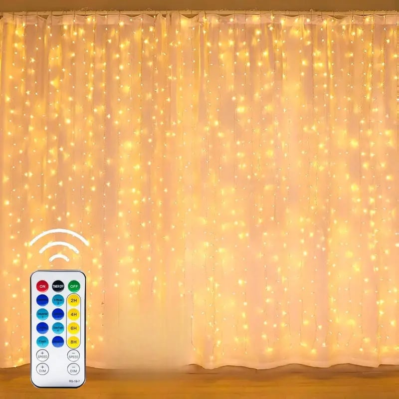 Early Christmas Sale 49%🎄🎅Curtain String Lights