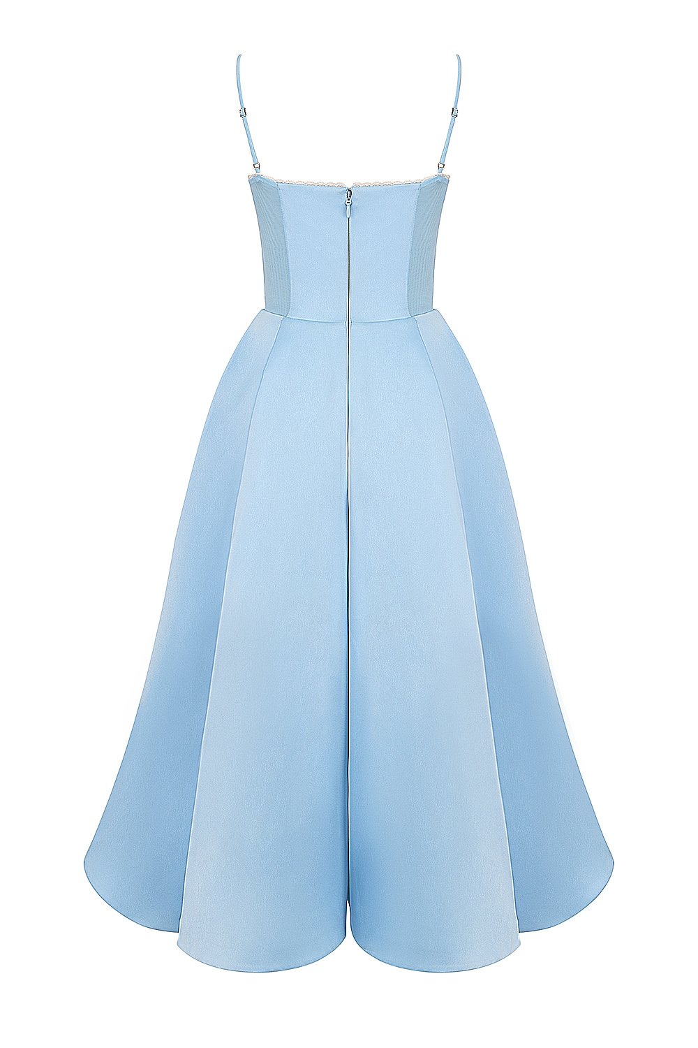 MADEMOISELLE CINDERELLA BLUE TULLE MIDI DRESS