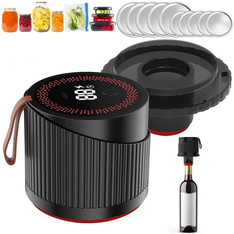Exclusive Offer✨Suitable for Wide Mouth or Regular Mouth Mason Jars  Storage Bottles & Jars s-Preserving Containers -Jar Sealers