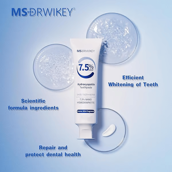 Ms Toothpaste 🎁Today Only $16.99💥MSDRWIKEY Fluoride-Free Hydroxyapatite Toothpaste ...