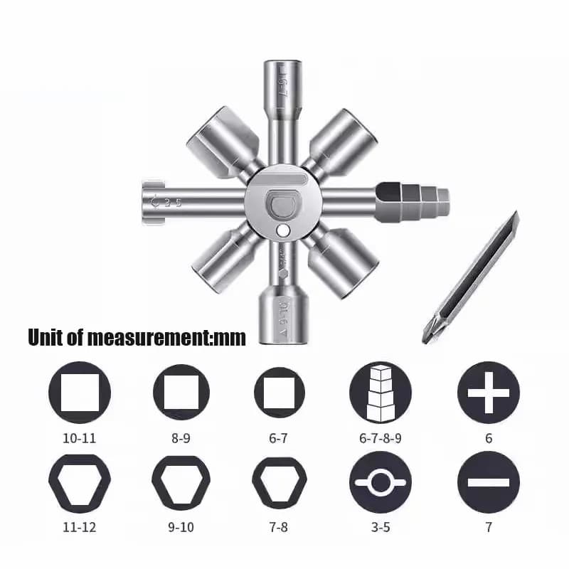 mamymarket™-[49% OFF]10 in 1 Cross Switch Key Wrench