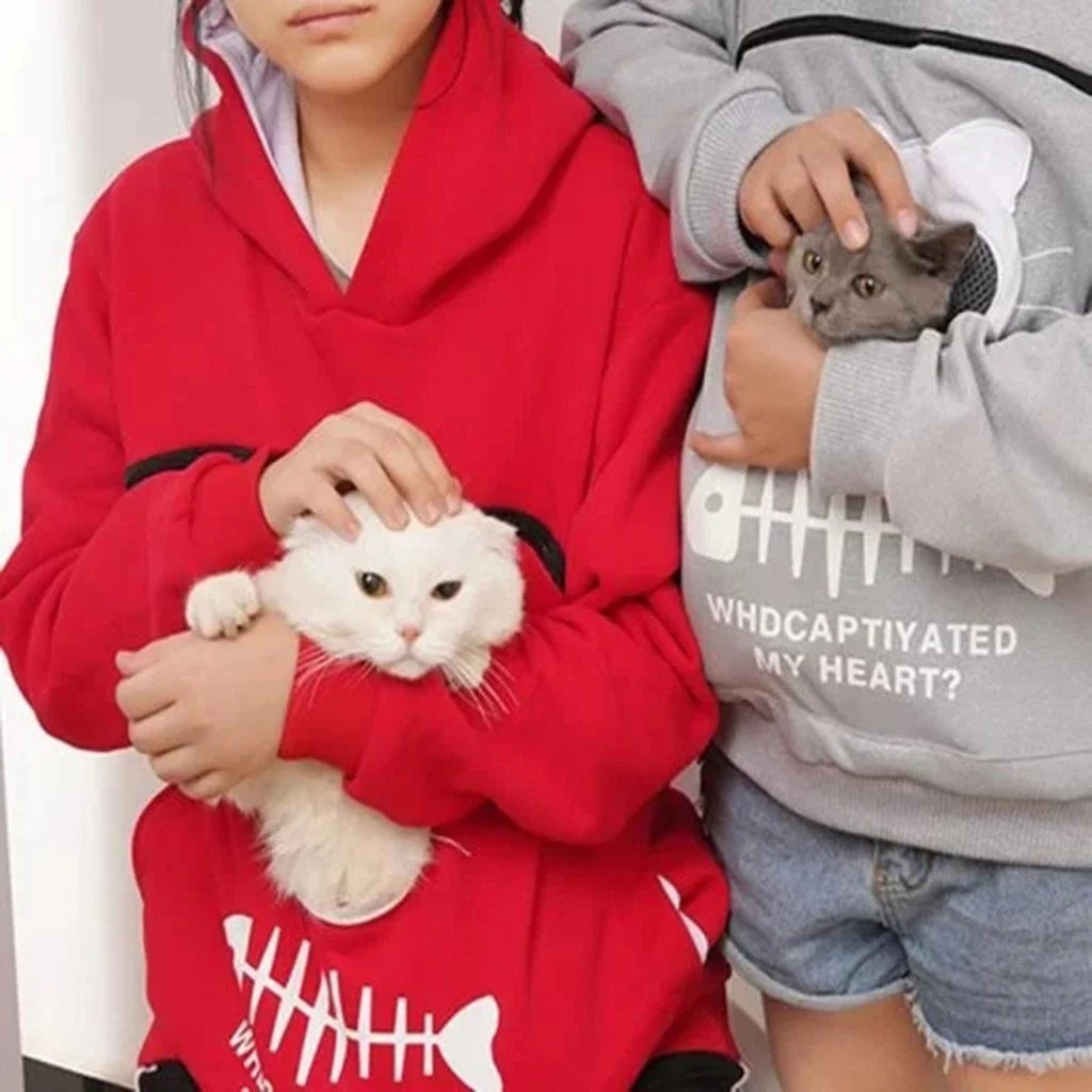 mamymarket™-Cat Lovers Hoodie Cuddle Pouch