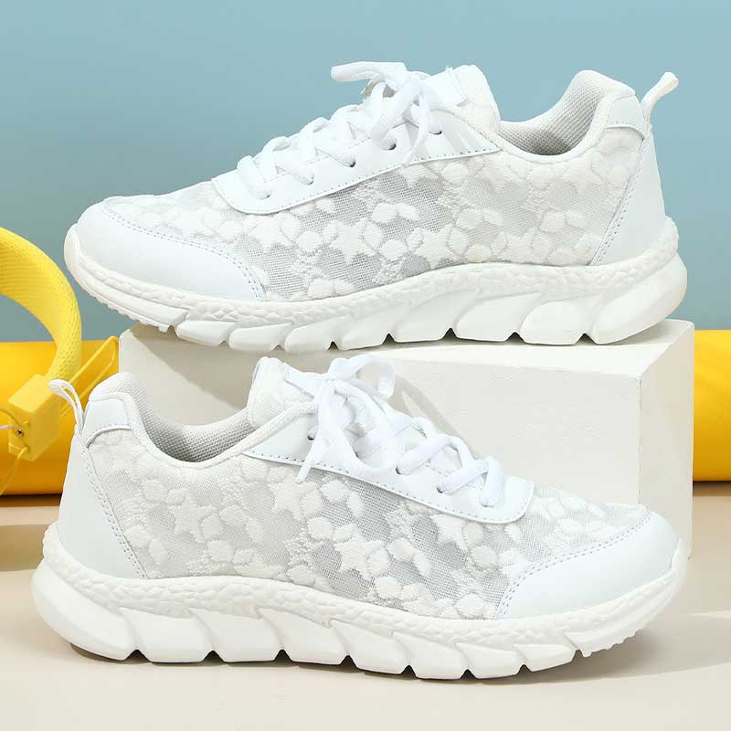 [35-44]Breathable sneakers with round toe and lace