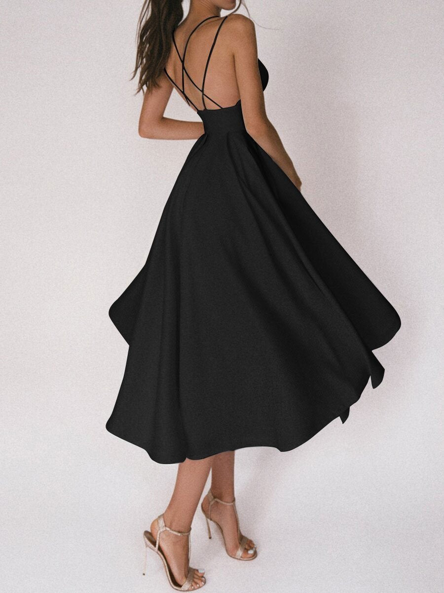 Elegant strappy V-neck dress🔥HOT SALE🔥