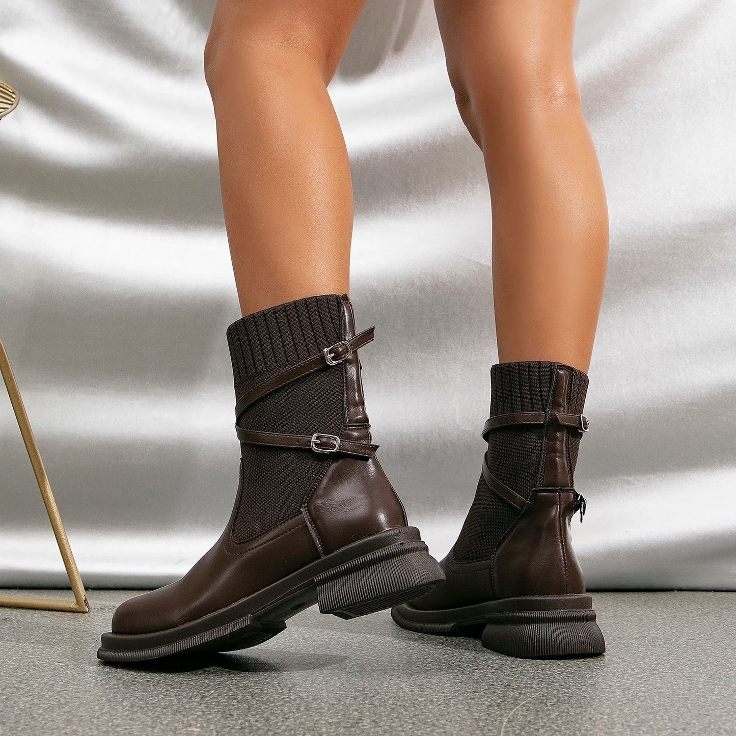 Retro Platform Boots