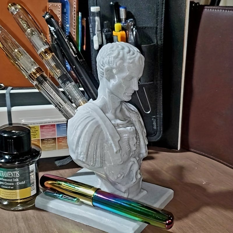 mamymarket™- Julius Caesar Desk Pen Holder