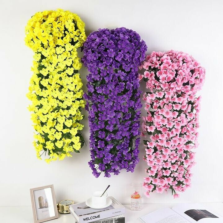 (Last Day Flash Sale-50% OFF)🌺🌷Vivid Artificial Hanging Orchid Bunch