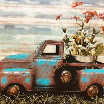 🎁Hot Sale 49%OFF💝Large Rustic Farmhouse Truck Decor