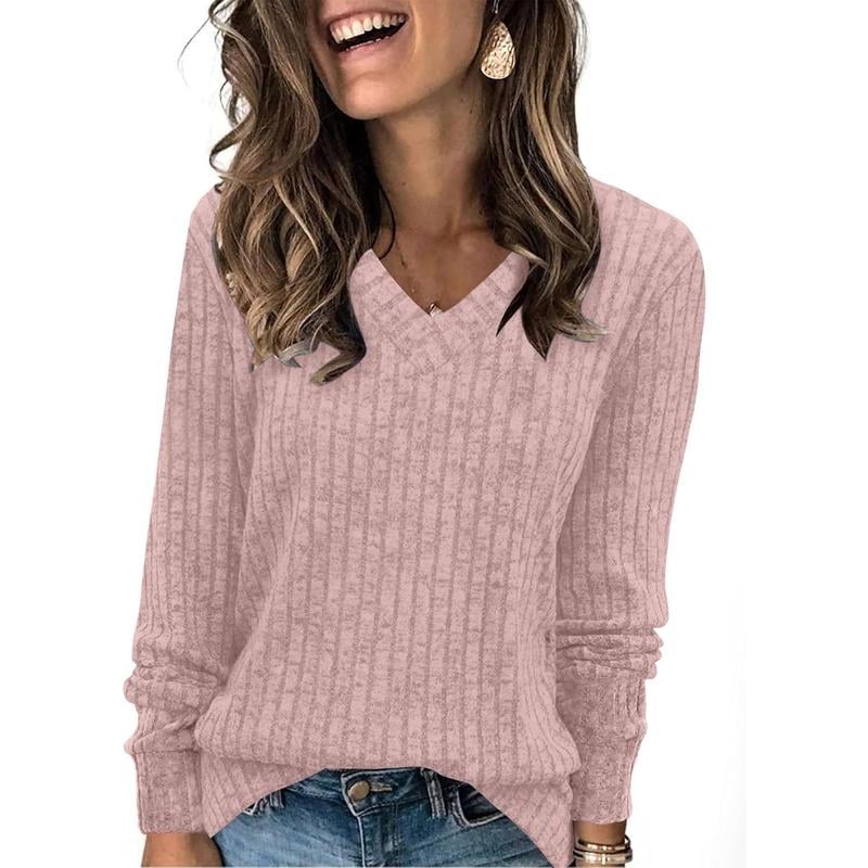 Women Casual Fall Tops Lightweight Tunic Sweaters