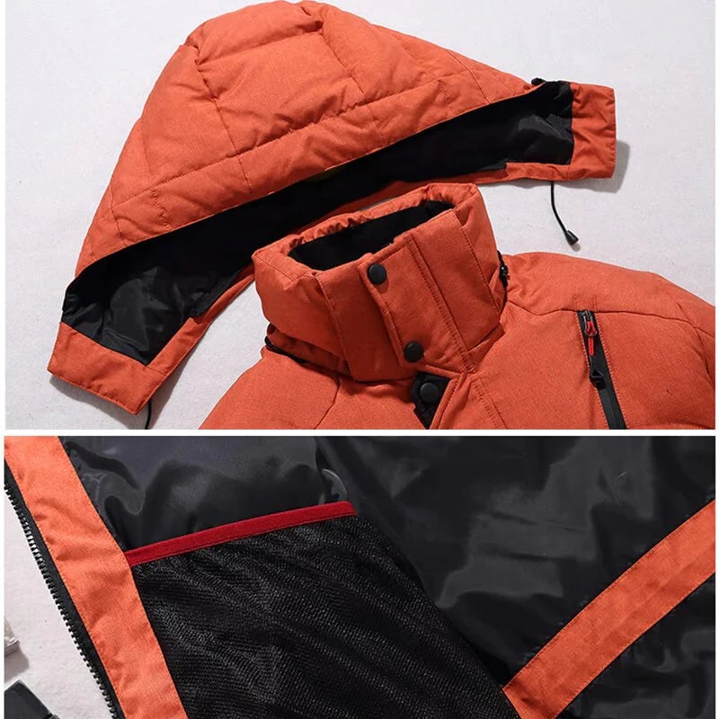 🔥Men's duck down parka Warm winter jacket