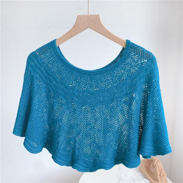 Knitted Sun-proof Ice Silk Shawl