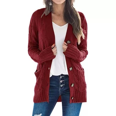 🔥 Women's Autumn Midi-Length Knit Sweater
