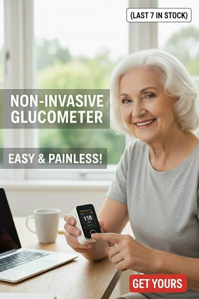 Non-Invasive Blood Glucose Monitor — 5-Second Readout | 99% Accuracy 8-1