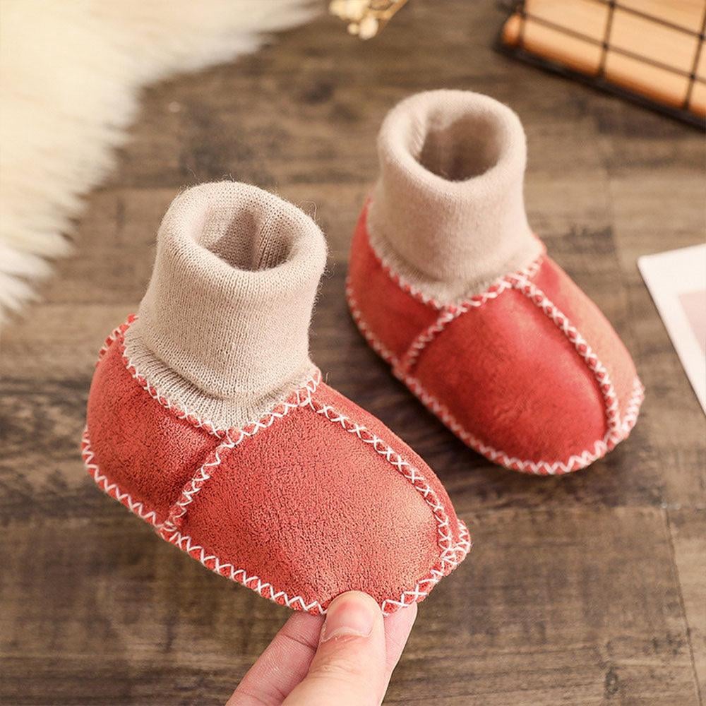 mamymarket™-Multiple Colors - Warm Fur Baby Sock Shoes