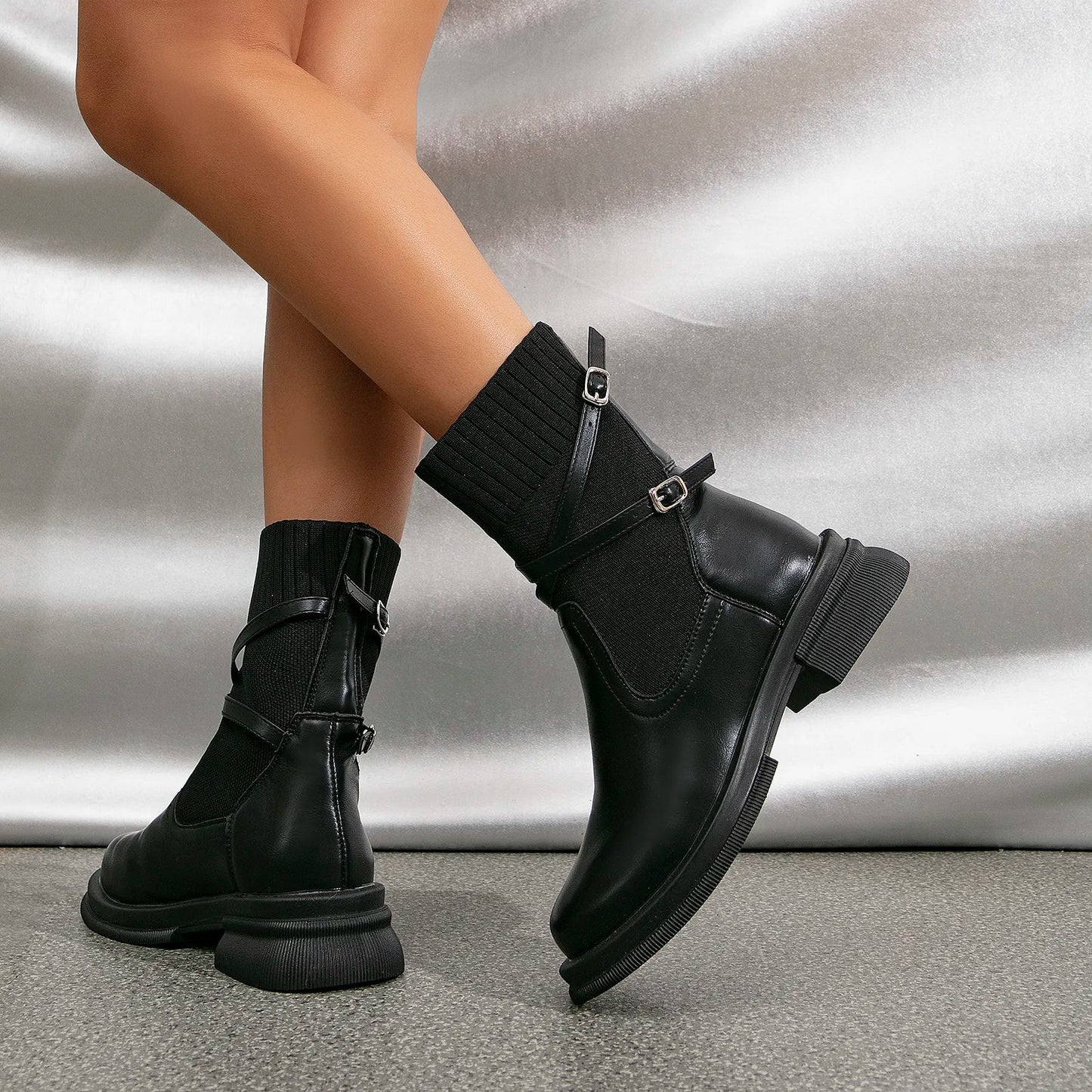 Retro Platform Boots