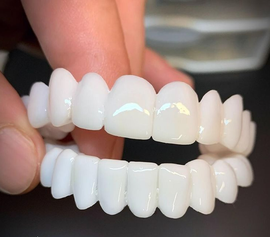 100% Adjustable Whitening Fake Invisible Holeless Braces