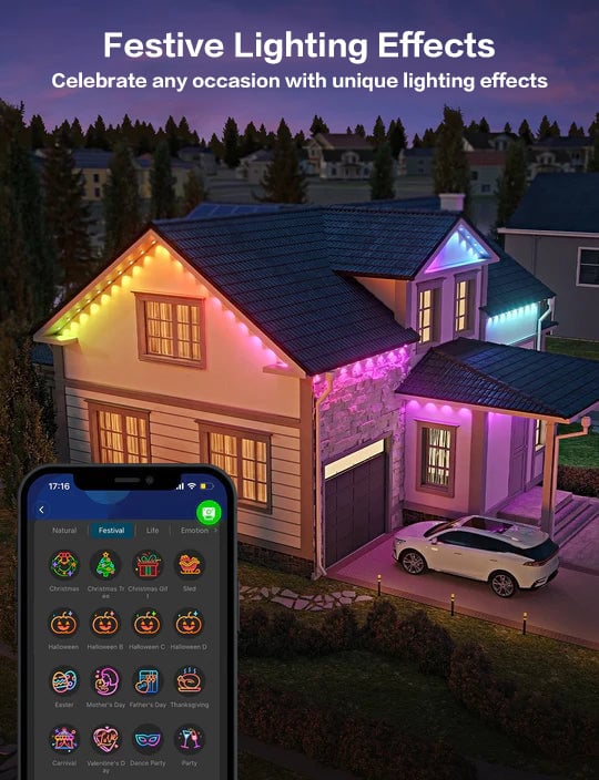 🎃Halloween Sale30% OFF🔥 Wi-Fi Bluetooth Smart Led for outdoor