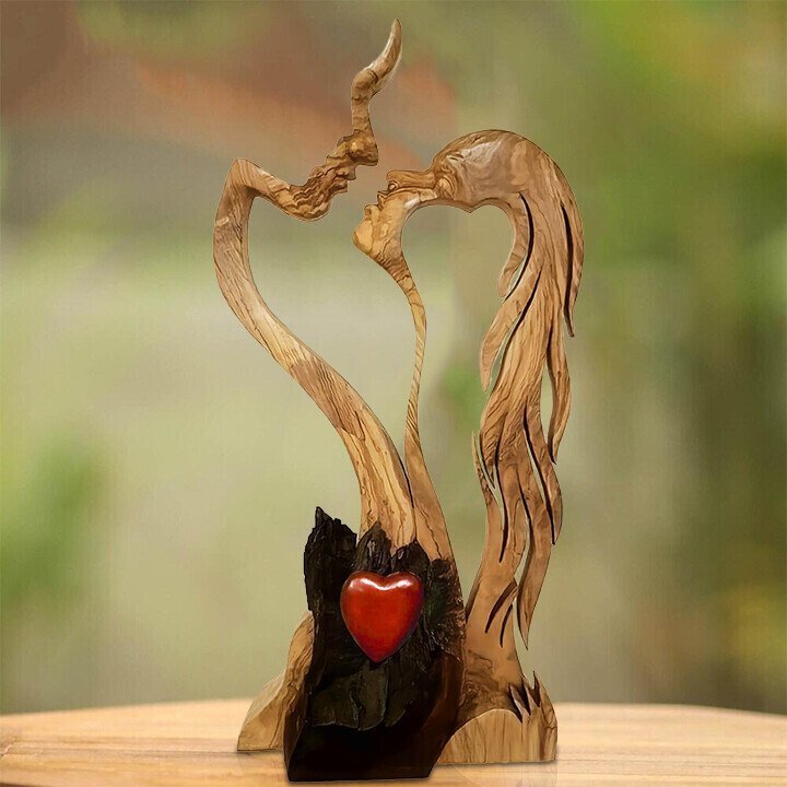 Love Eternal Wooden Ornament