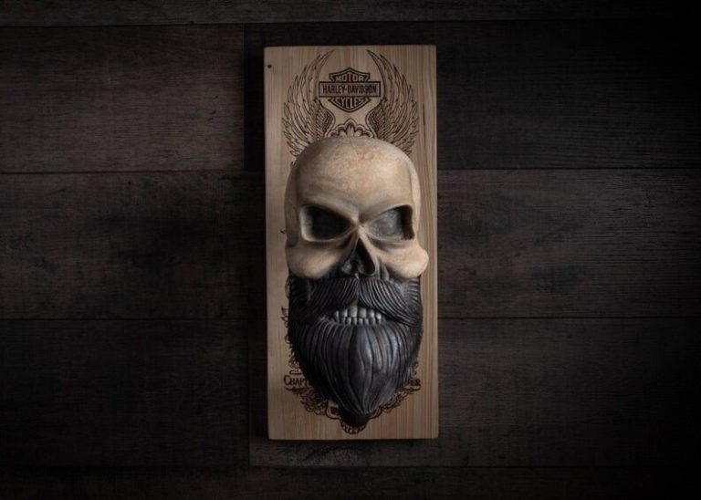 Bearded Skull – Eagle Skull & Cross