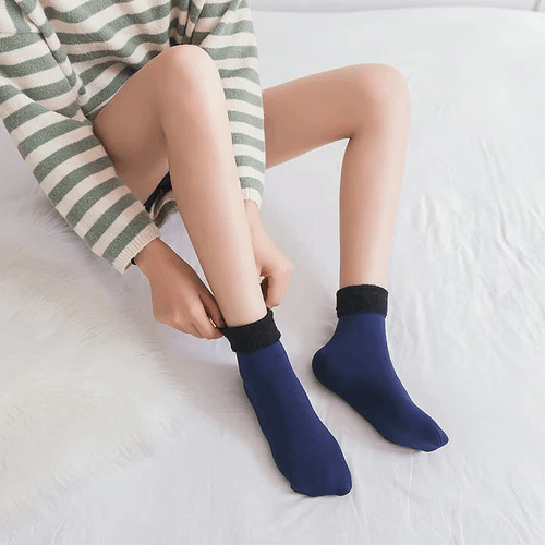 (🎅EARLY CHRISTMAS SALE-49% OFF) Unisex Snugly Velvet Winter Thermal Socks & BUY 3 GET EXTRA 10% OFF